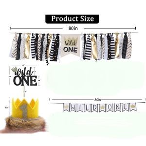 Wild one party decorations